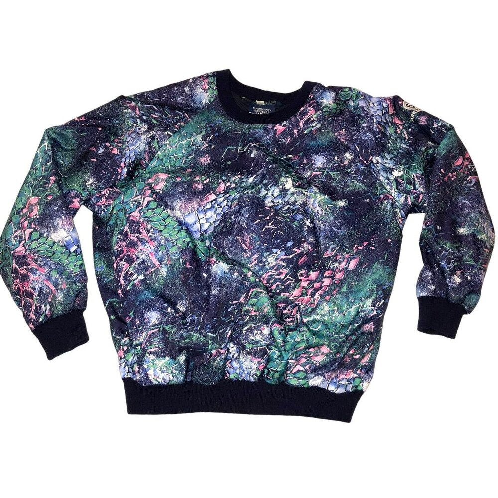 Scottish Purple Cosmic Windbreaker Sz M Sunderland of Scotland Weather Beater